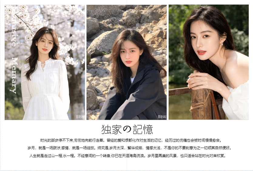 手机图库躺了1000+的照片，被我一夜做成了电子写真集