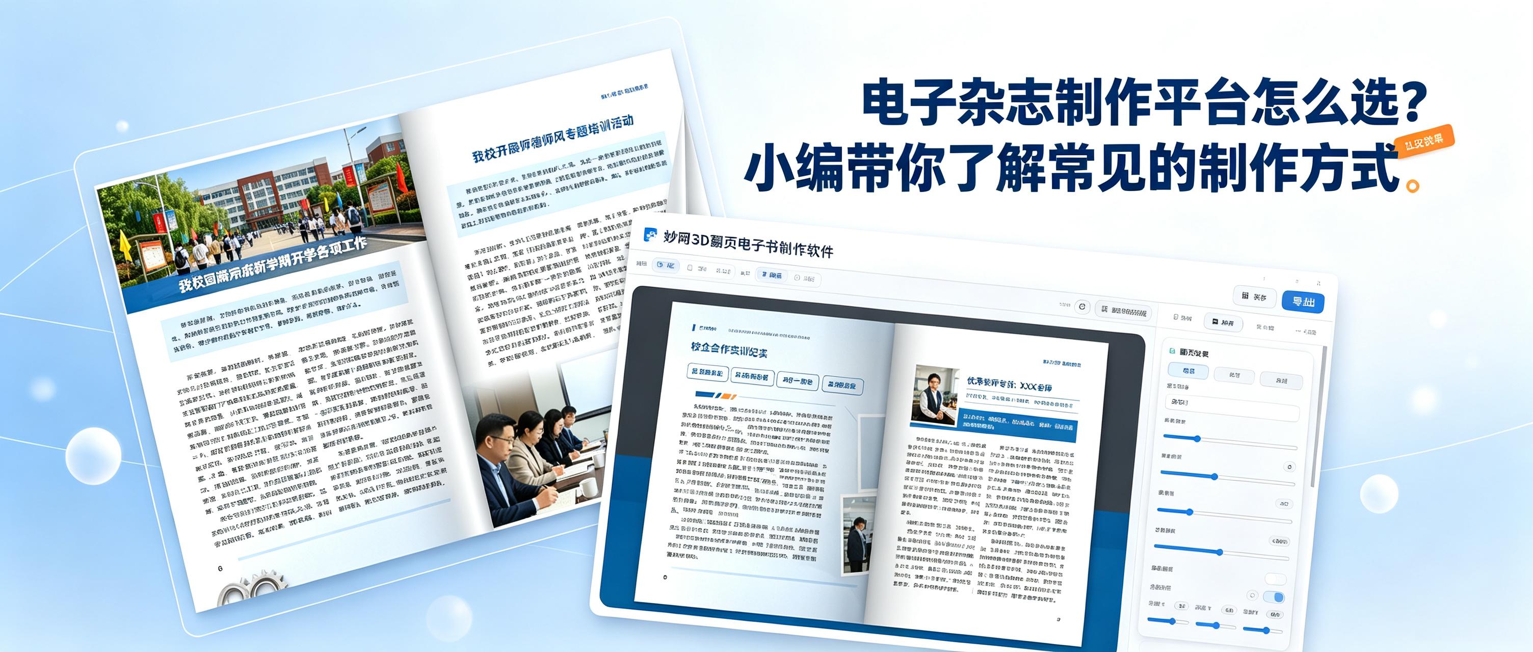 电子杂志制作平台怎么选？小编带你了解常见的制作方式