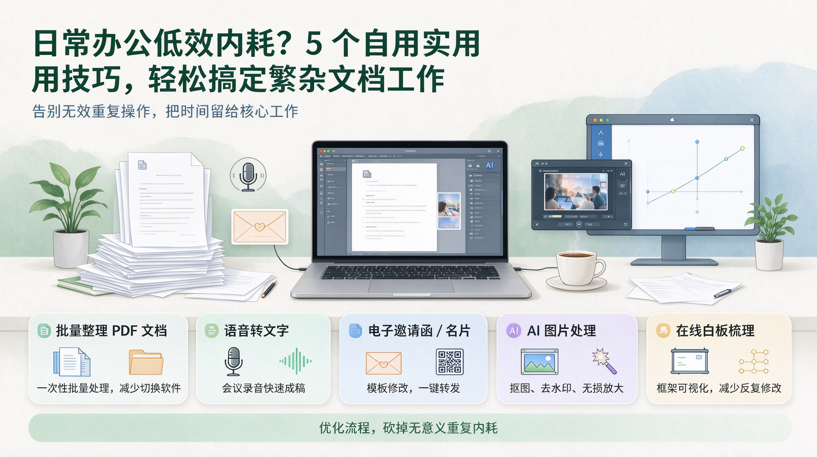 日常办公低效内耗？5 个自用实用技巧，轻松搞定繁杂文档工作